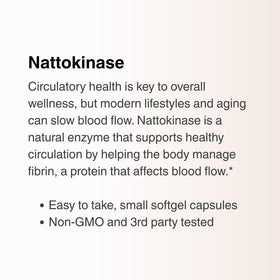 Détail des capsules d'Utzy Naturals Nattokinase 2000 FU