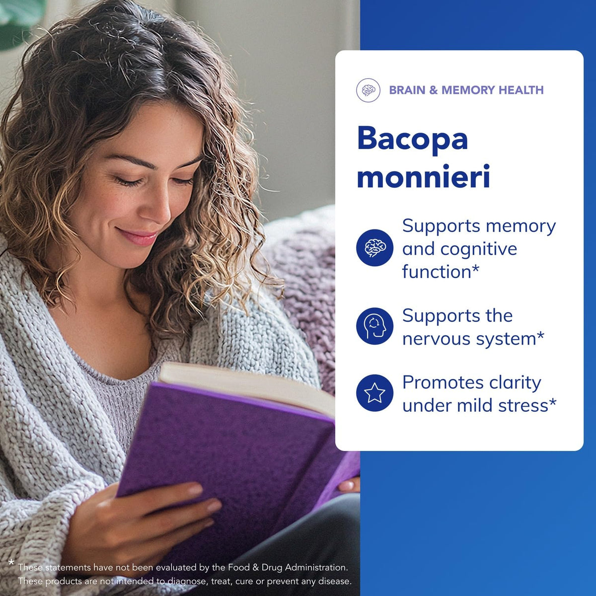 Détail des capsules de Bacopa Monnieri Pure Encapsulations
