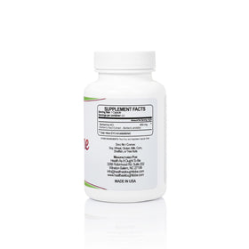 Détail des capsules de Berbérine 450mg sur fond blanc