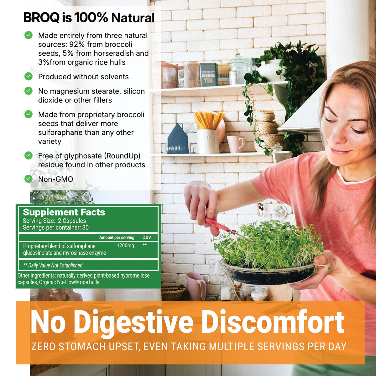 Détail des capsules de BROQ Sulforaphane 2X