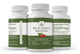 Détail des capsules de Butcher's Broom PURE ORIGINAL INGREDIENTS