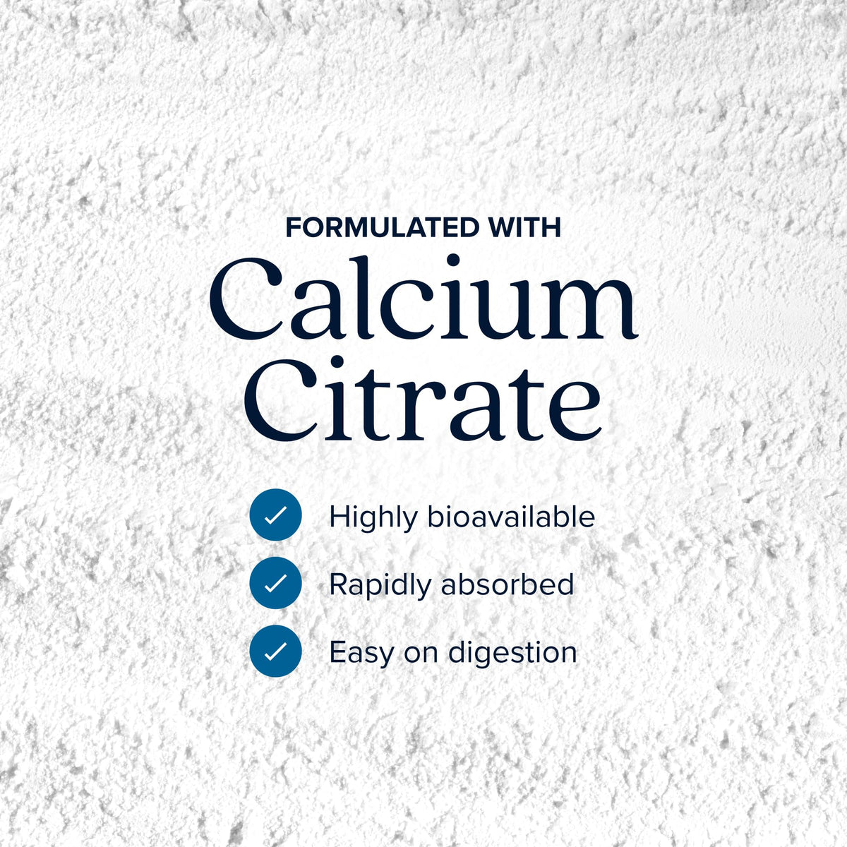 Détail des capsules de Calcium Citrate 1000mg Purely Holistic