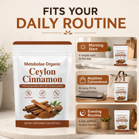 Détail des capsules de cannelle de Ceylan a balanced routine