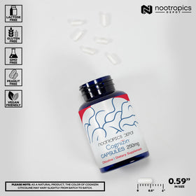 Détail des capsules de Citicoline Nootropics Depot