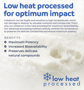 Détail des capsules de colostrum bovin Healths Harmony