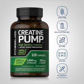 Détail des capsules de créatine Fitness Labs, couleur blanche