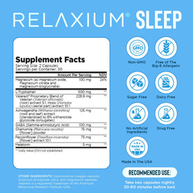 Détail des capsules de daily wellness Complément Alimentaire Sommeil