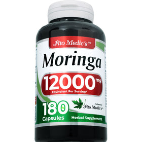 Détail des capsules de feuille de moringa FITOMEDIC'S