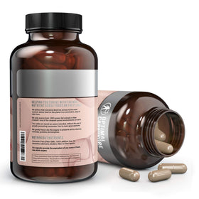 Détail des capsules de foie de boeuf Optimal Carnivore