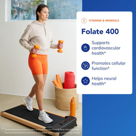 Détail des capsules de Folate 400, Pure Encapsulations
