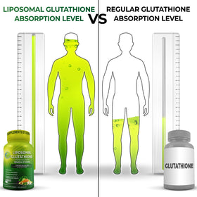 Détail des capsules de glutathion liposomal 500mg de SUPPLEMENTS STUDIO