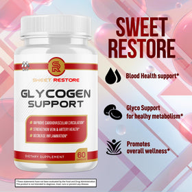 Détail des capsules de glycogène MJO avec étiquette