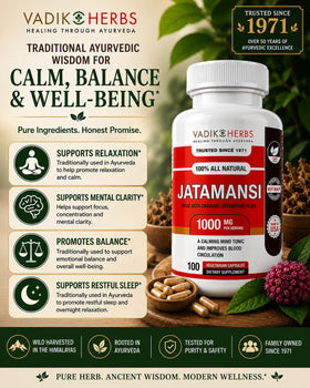 Détail des capsules de Jatamansi Vadik Herbs, vue de près