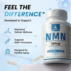 Détail des capsules de JulyDeer NMN 500mg