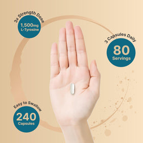 Détail des capsules de L-Tyrosine NatureBell