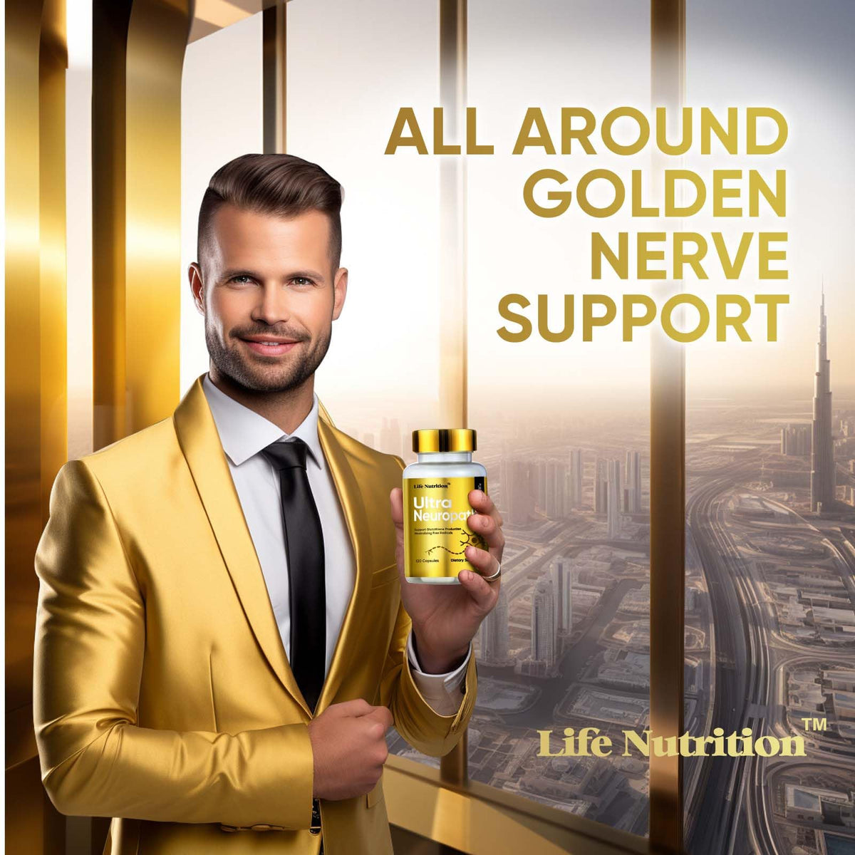 Détail des capsules de Life Nutrition Nerve Savior