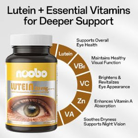Détail des capsules de luthéine NOOBO 20mg