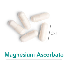 Détail des capsules de Magnesium Ascorbate Allergy Research Group