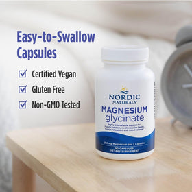 Détail des capsules de Magnésium Glycinate Nordic Naturals
