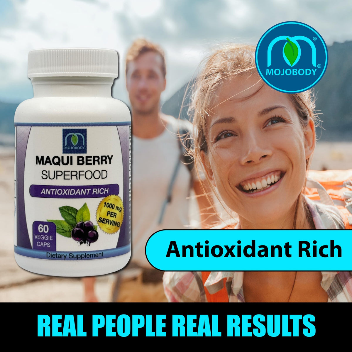 Détail des capsules de Maqui Berry MOJObody