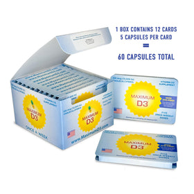 Détail des capsules de Maximum D3 sur une carte