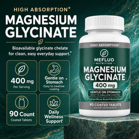 Détail des capsules de Mefluo Magnésium Glycinate