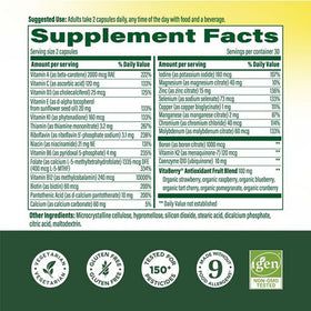 Détail des capsules de MegaFood Multivitamines pour Hommes