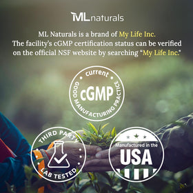 Détail des capsules de ML Naturals Vitamine C Liposomale
