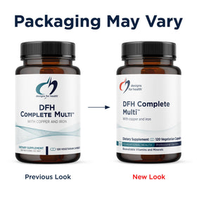 Détail des capsules de multivitamines complètes Designs for Health