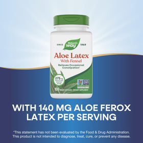 Détail des capsules de Nature's Way Aloe Vera avec Fenouil
