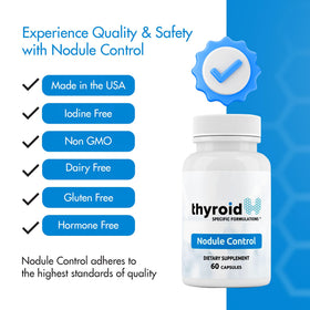 Détail des capsules de Nodule Control, couleur et taille