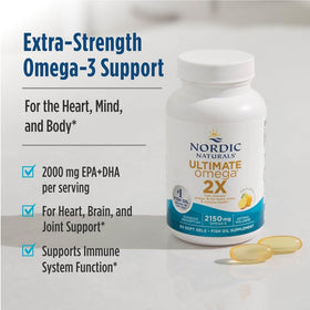 Détail des capsules de Nordic Naturals Omega 3 Ultimate 2X