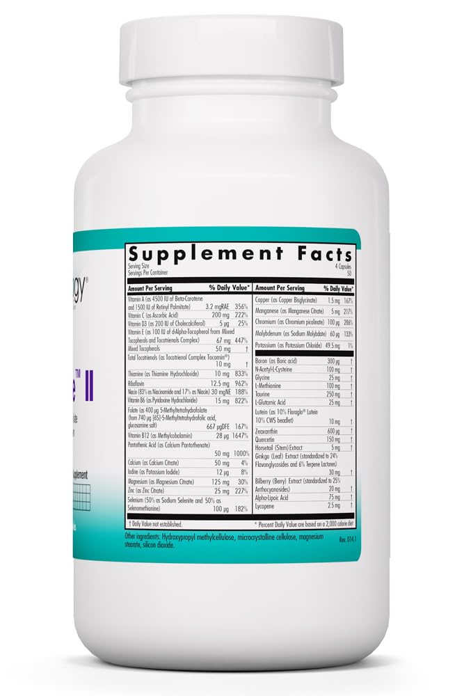 Détail des capsules de NutriCology OcuDyne II