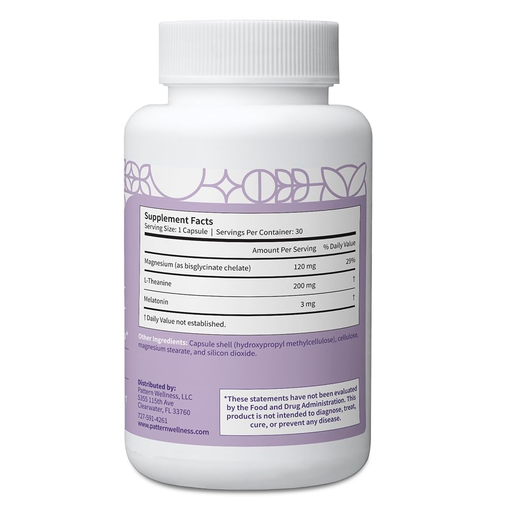 Détail des capsules de Pattern Wellness Complément Sommeil