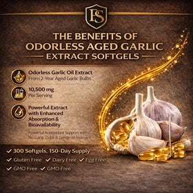 Détail des capsules de Prestige Supply Extrait d'Ail Vieilli
