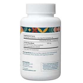 Détail des capsules de racine de Maca Pattern Wellness