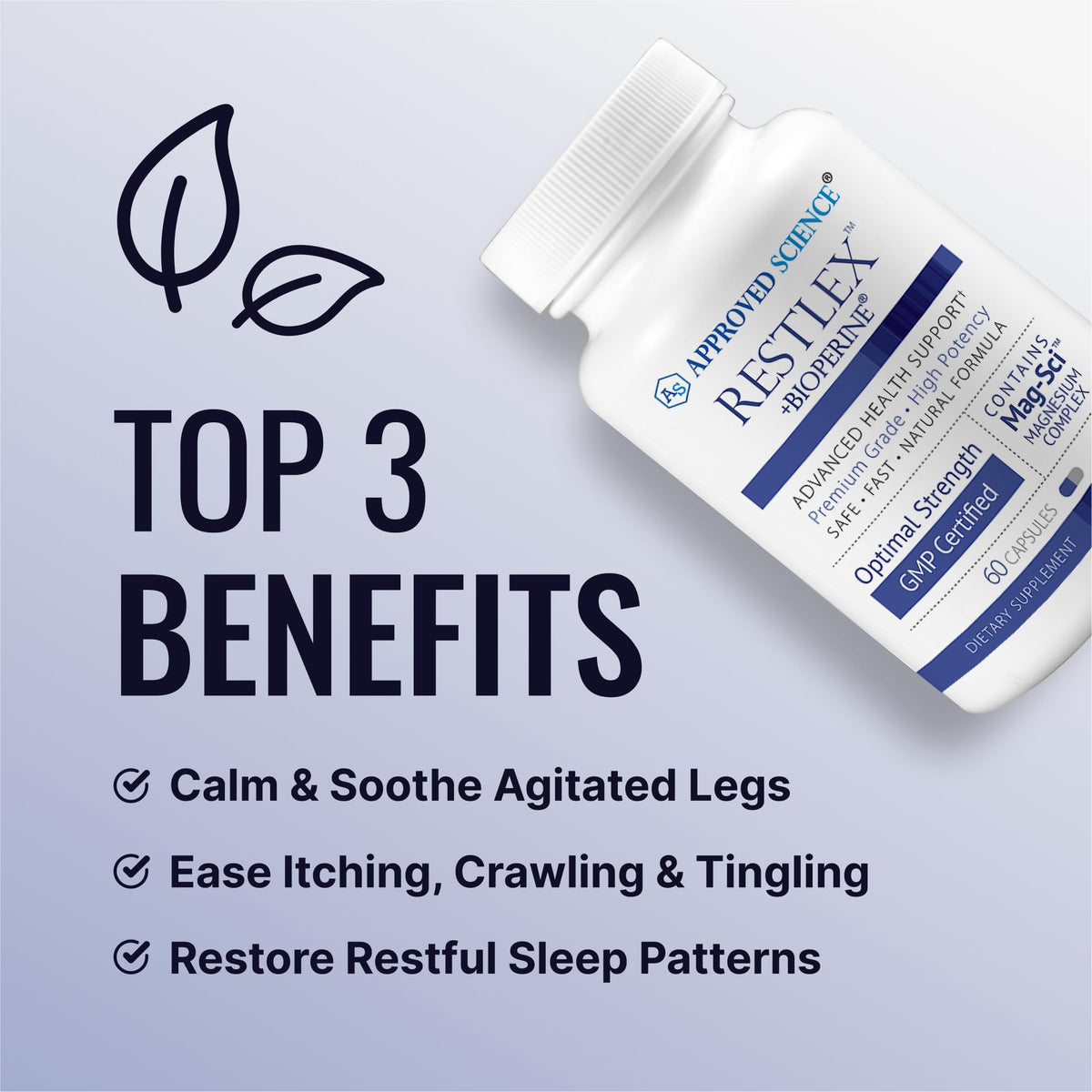 Détail des capsules de Restlex d'Approved Science