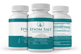 Détail des capsules de sel d'Epsom PURE ORIGINAL INGREDIENTS