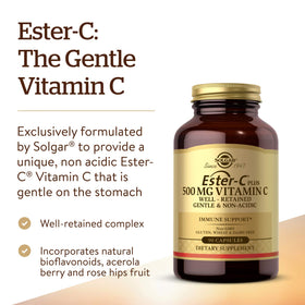Détail des capsules de Solgar Ester-C Plus