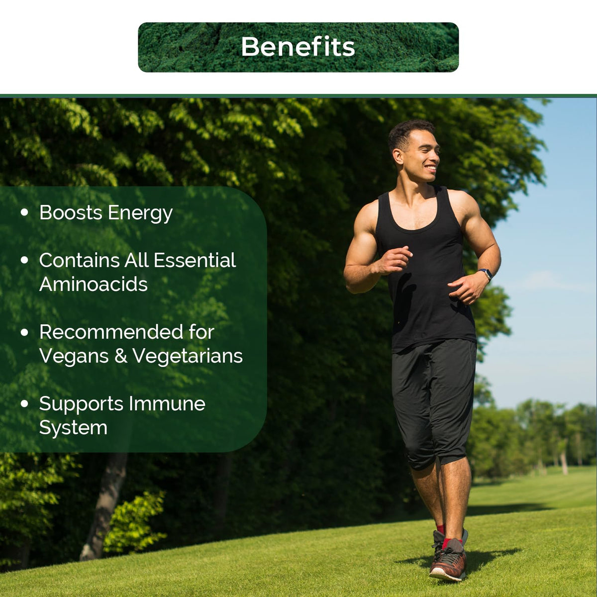Détail des capsules de spiruline NUTRINPRO