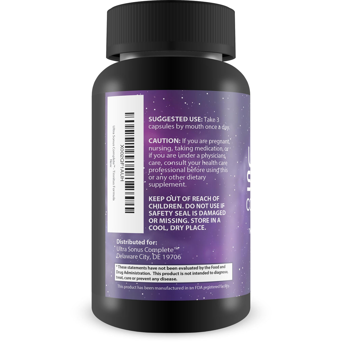 Détail des capsules de Tinnitus Ultra