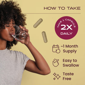 Détail des capsules de Triphala Herb Pharm