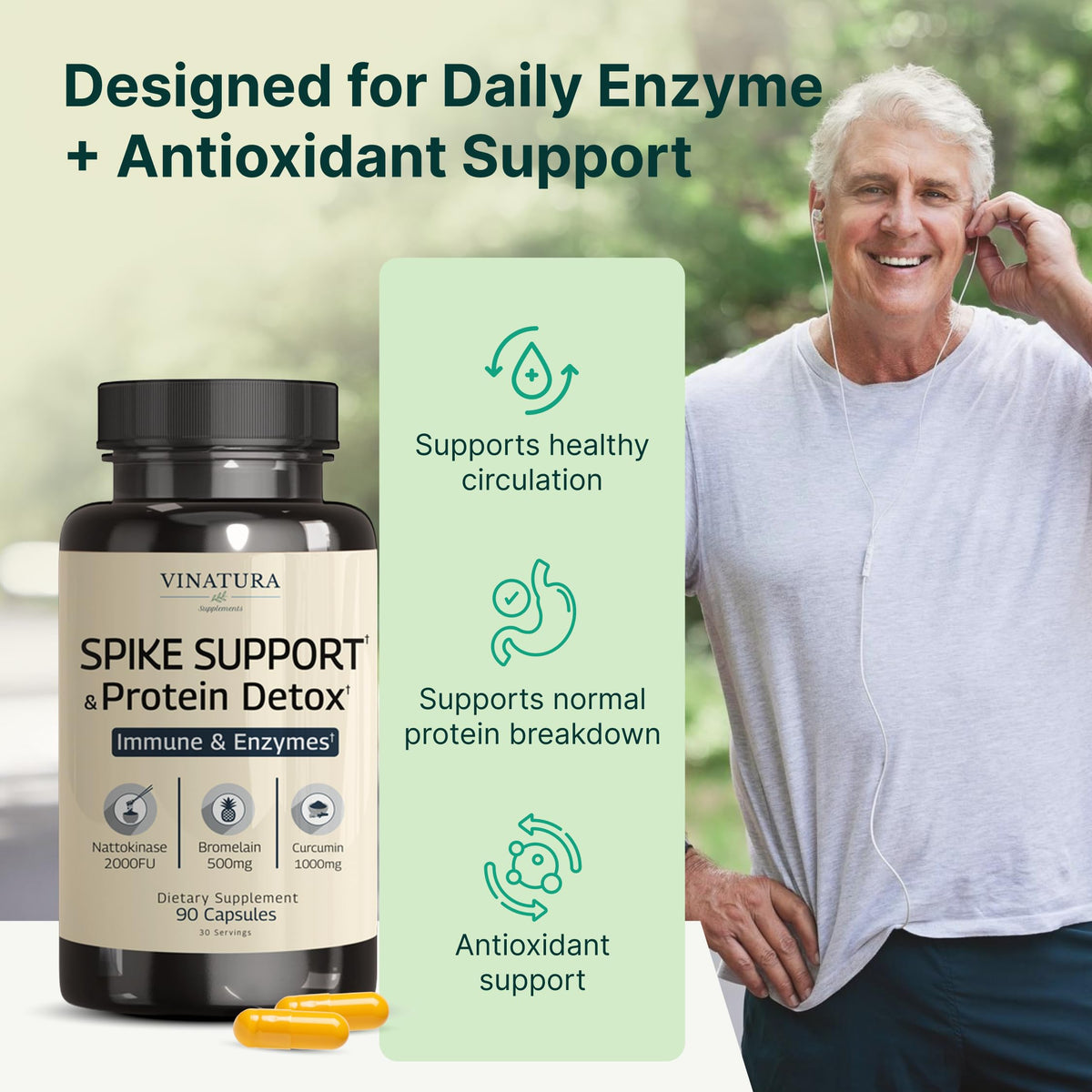Détail des capsules de VINATURA Spike Protein