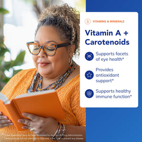 Détail des capsules de Vitamine A + Caroténoïdes Pure Encapsulations