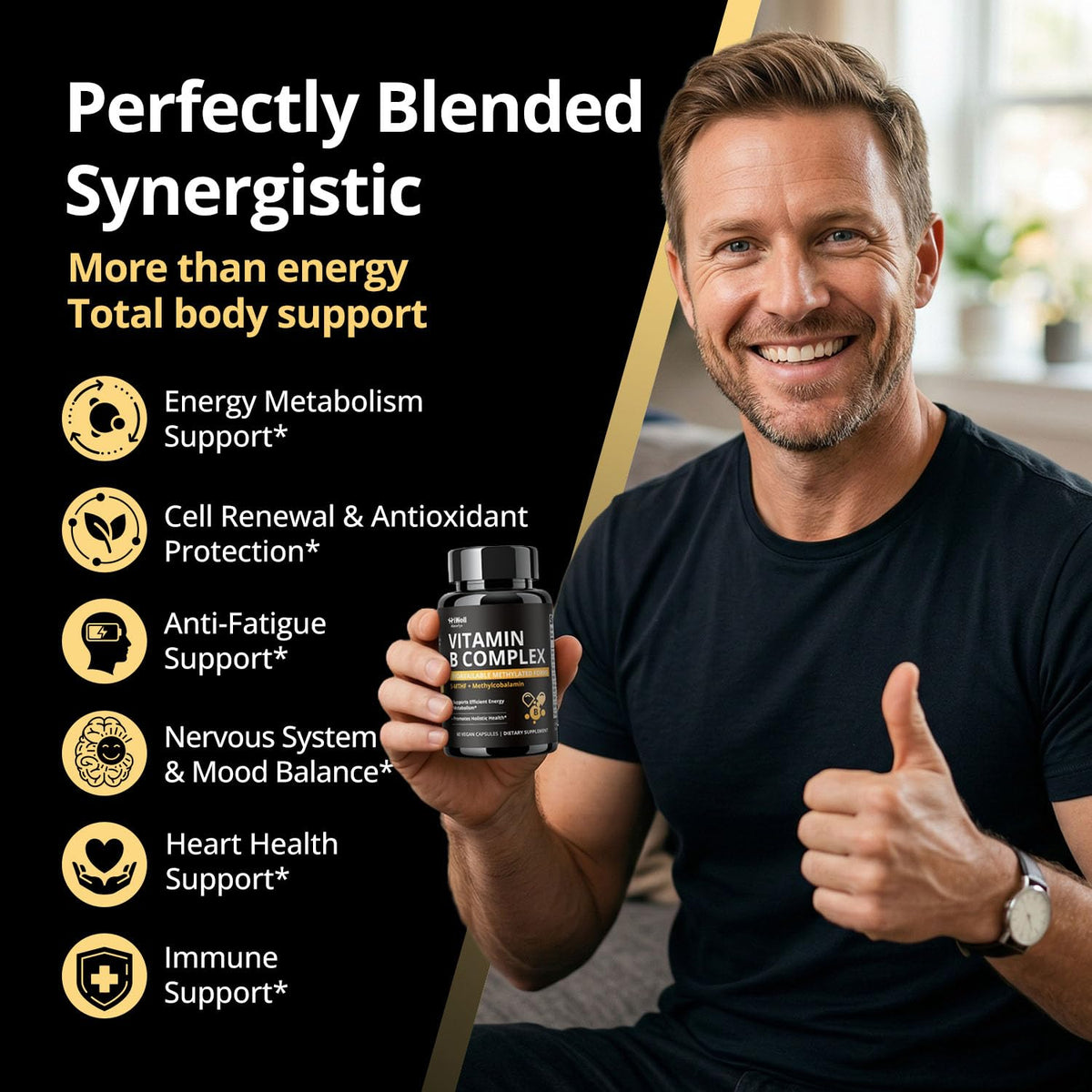 Détail des capsules de vitamines B méthylées HiWell Absorfyx
