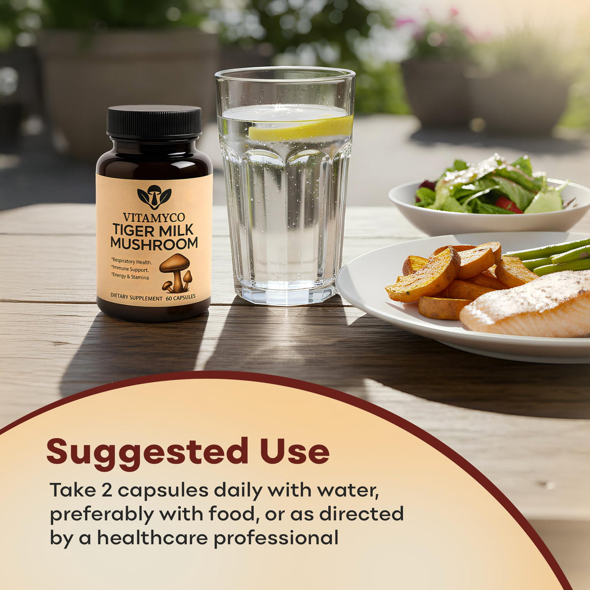 Détail des capsules de Vitamyco Champignon Lait Tigre