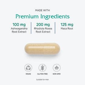 Détail des capsules de Vitanica Adrenal Assist