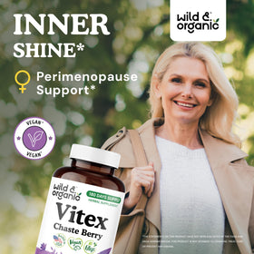 Détail des capsules de Vitex Chasteberry Wild & Organic