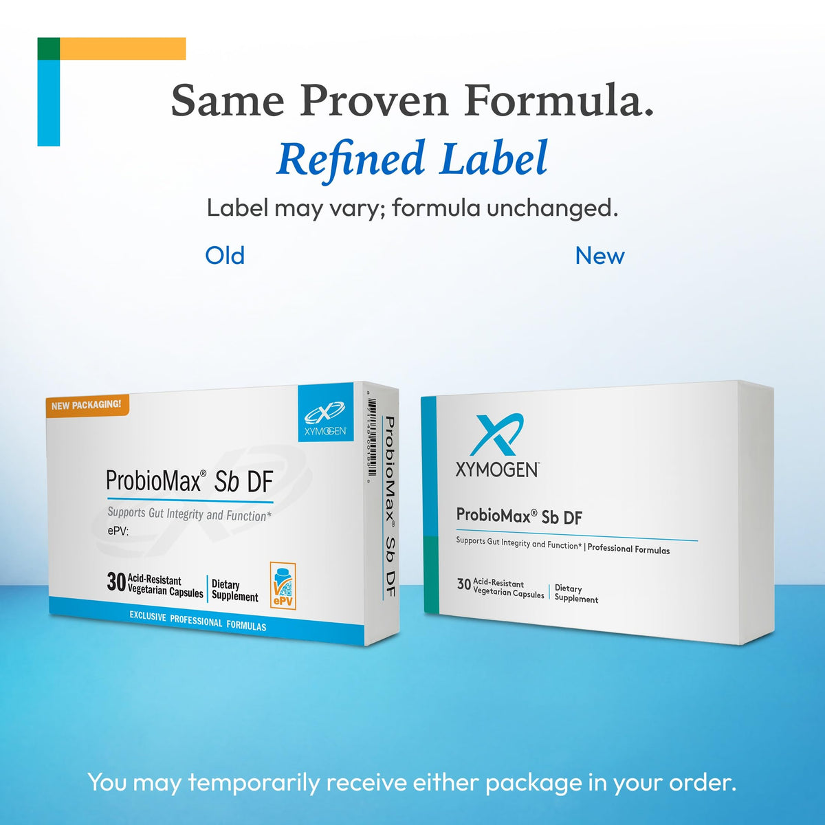 Détail des capsules de XYMOGEN ProbioMax Sb 35B