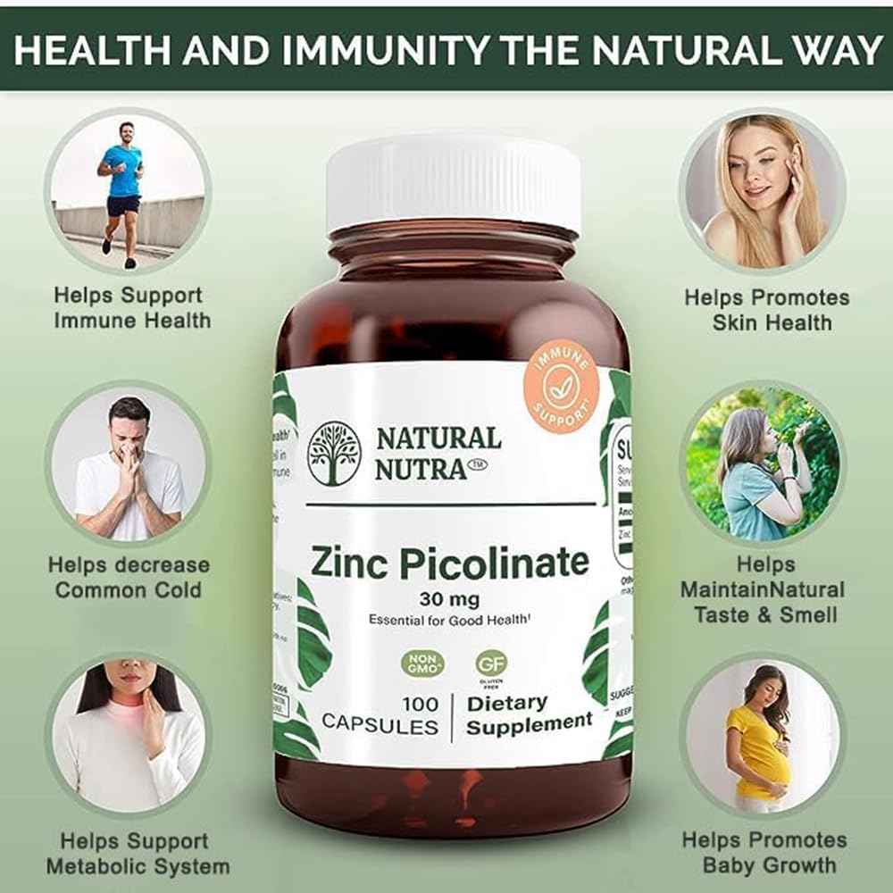 Détail des capsules de Zinc Picolinate Natural Nutra